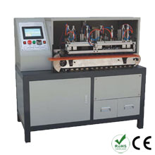 Wire stripping twisting and soldering machine