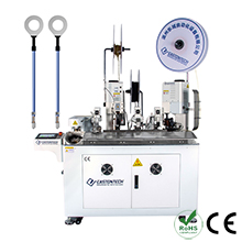 Automatic Double End Terminal Crimping Single End Inserting Heat Shrink Tube Machine