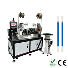 Fully Automatic Double Head Terminal Crimping Sheath Inserting Machine