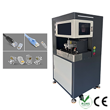 Vibrating plate Crystal head crimping machine 2-10P