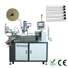 Automatic Single Head Crimping and Housing Insertion another Side Tinning Machine