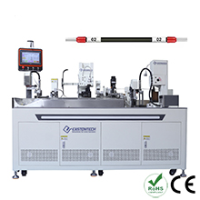 EW-8155 Fully automatic double-head Crimp and Insert number tube machine