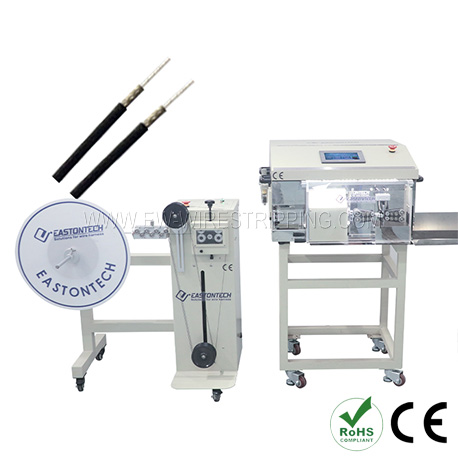 Automatic Coaxial Cable Cutting & Stripping Machine (0.64 - 4.0 mm)