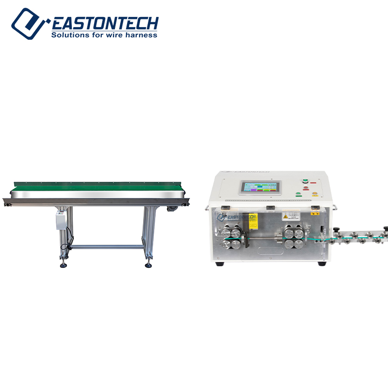 Wire Cutting & Stripping Machine with conveyor (1.5 - 35 mm2) (3-layer stripping for shield cable)