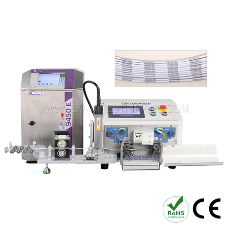 Wire cut strip machine with Ink-jet printer